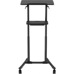 GEMBIRD MOBILE LECTURE DESK WITH CASTER WHEELS BLACK