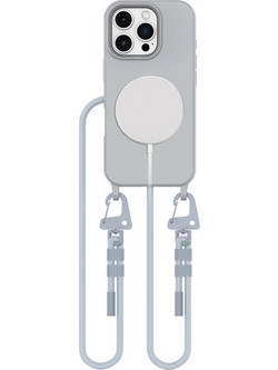 Tech-Protect MagNecklace MagSafe Case with Lanyard for iPhone 16 Pro - Gray