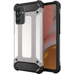 Hybrid Armor Case for Samsung Galaxy A26 - Silver