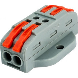POWERTECH κλέμα σύνδεσης καλωδίων TOOL-0105, 2pin, 10τμχ TOOL-0105