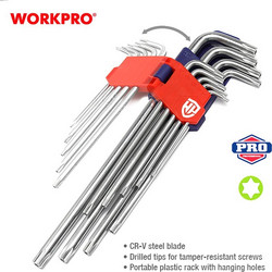 WORKPRO WP222003 Σετ Κλειδιά Torx Μακρυά 9 τμχ