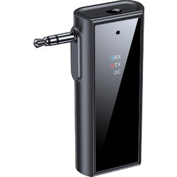 FM Transmiter Yesido Audio Adapter (YAU41) Handsfree Call, TF Card Black