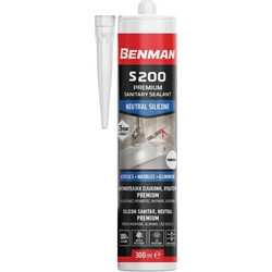 BENMAN ΟΞΙΝΗ ΑΝΤΙΜΟΥΧΛΙΚΗ ΣΙΛΙΚΟΝΗ ΓΕΝΙΚΗΣ ΧΡΗΣΗΣ S85 - 73174 Λευκό