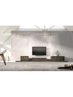 Sikrea Ring/2 O Dim Κρεμαστό Φωτιστικό Οροφής LED 58W CCT 170x40x55cm 7906DIM