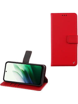 Volte-Tel Allure Magnet Book Stand Clip Θήκη Red (Xiaomi Redmi 15 4G 6.9in)