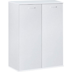 ArteLibre Igne Παπουτσοθήκη Ξύλινη Λευκή Μ90xΠ33xΥ100cm 14370072