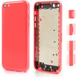Πίσω Καπάκι Μπαταρίας για iPhone 5C Πλήρες Σετ με Πλαϊνά Πλήκτρα - Ροζ