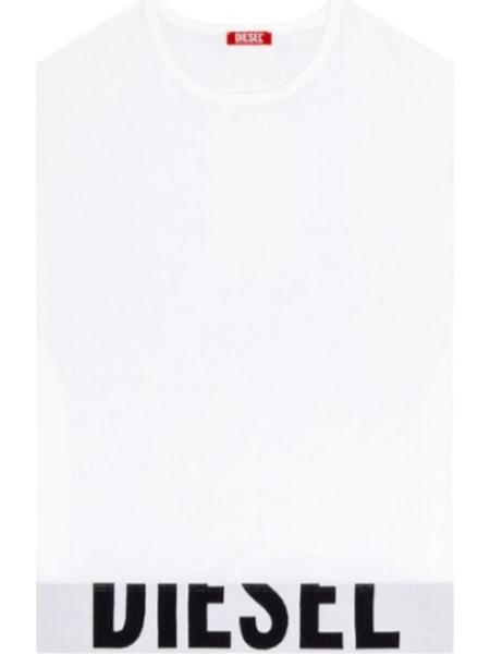DIESEL Γυναικείο UFTEE-SPORT-CROPPED-T-SHIRT - WHITE