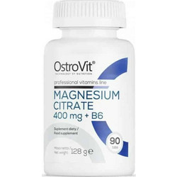 OstroVit Magnesium Citrate 400mg + B6 90 Ταμπλέτες