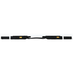 2509-W STRAIGHT CONNECTOR FOR MAGNETIC TRACKS 5MM ,WHITE MATT - Zambelis 2509-W