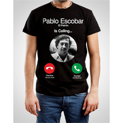Ανδρική Μπλούζα Pablo Escobar MTT015-Μαύρο