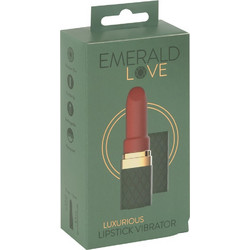 You2Toys Emerald Love Luxurious Lipstick Κλειτοριδικός Δονητής Πράσινος