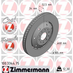 Zimmermann Δισκόπλακα - 100.3344.75