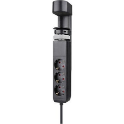 Neomounts VOLT Desk Clamp socket with Quick-charge USB Ports, 3x type-F 230V, 1x USB-A 18W, 2x USB-C 20W (DS22-840BL6) (NEODS22-840BL6)