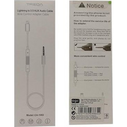 Καλώδιο Treqa CA-1082 lightning σε 3,5AUX
