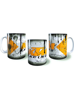 KTM Racing Λερωμένη Σκουριασμένη Κεραμική Κούπα 11oz