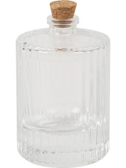 Beauty Home Μικρό μπουκάλι με φελλό Lucie O4,5x6,7cm - 30ml