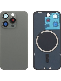 Full Back Cover Magsafe Magnet / Πίσω καπάκι Για iPhone 15 Pro Natural Titanium