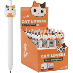 Μηχανικό Μολύβι I-Total Orange Cat Never Edding XL2070B