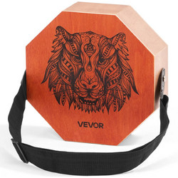 VEVOR Μοναδικό Κρουστό Cajon από Ξύλο Σημύδας με Χορδές Κιθάρας MXGLJKJTXHBDFULZ7001V0