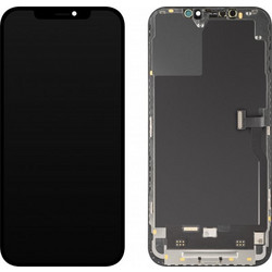 MP Lcd Display Module For Apple Iphone 12 Pro Max, Soft Oled Ic Movable Fhd Version, Black