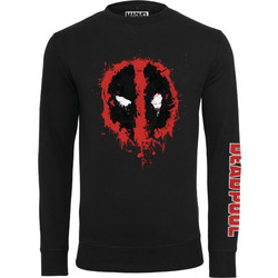 MERCHCODE Men Deadpool Splatter Crewneck - BLACK - MC310