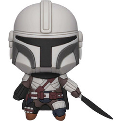 Μαγνητάκι THE MANDALORIAN - Mando with Darksaber - 3D foam collectible magnet 29097