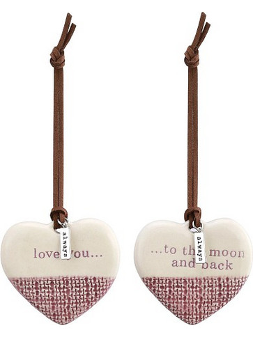 Love One to Keep, One to Share Ornament (Set of 2) 5 cm