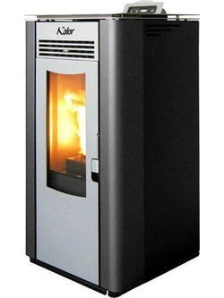 Kalor Lara 12 Black Σόμπα Pellet Αερόθερμη 10.1kW
