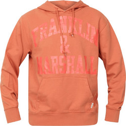 Franklin & Marshall Ανδρικό Φούτερ με Κουκούλα & Τσέπες Γκρι JM5010.000.2000P01-M01