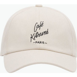 Maison Kitsune Cafe Kitsune Cap Hat Tapioca