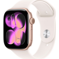 Apple Watch Series 11 Cellular 42mm Aluminum Rose Gold Light Blush