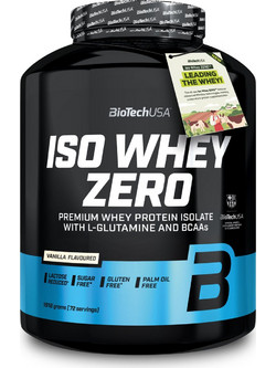 Biotech USA ISO Whey Zero Salted Caramel Πρωτεΐνη Ορού Γάλακτος Γράμμωσης Χωρίς Λακτόζη & Γλουτένη 1.82kg