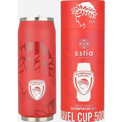 Estia Ποτήρι Θερμός Olympiacos Bc 500Ml Κόκκινο