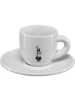 Bialetti Omino Moka Φλιτζάνι Espresso & Ελληνικού Καφέ Πορσελάνης Λευκό 80ml Y0TZ097