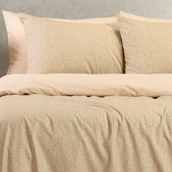 Ζεύγος Μαξιλαροθήκες (50x70) Melinen Casual Line Davide Beige