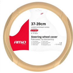 ΚΑΛΥΜΜΑ ΤΙΜΟΝΙΟΥ SWC-61 (M) 3739cm ΜΠΕΖ ΜΕ ΤΡΥΠΗΤΟ ΣΧΕΔΙΟ ΣΤΑ ΠΛΑΙΝΑ AMIO - 1 ΤΕΜ