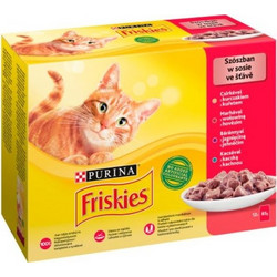 Purina Friskies Adult with Meat Mix in Gravy 12x85gr