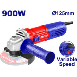 Emtop EAGRS09051 Γωνιακός Τροχός Ρεύματος 900W 125mm με Ρύθμιση Στροφών