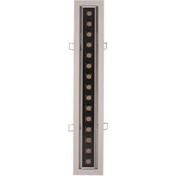 ΣΠΟΤ ΧΩΝΕΥΤΟ ΓΡΑΜΜΙΚΟ LED ΜΟΝΟ 12W 4000K ΛΕΥΚΟ/ ΜΑΥΡΟ PRO