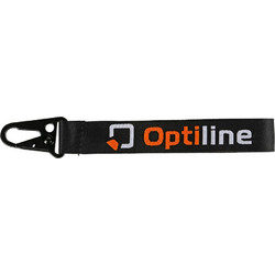 Lampa Μπρελοκ Καραμπινερ Με Logo Optiline Σε Μαυρο Χρωμα 1ΤΕΜ. - (99727)