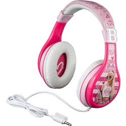 eKids Barbie Ενσύρματα Παιδικά Ακουστικά Over Ear Ροζ