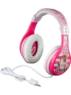 eKids Barbie Ενσύρματα Παιδικά Ακουστικά Over Ear Ροζ