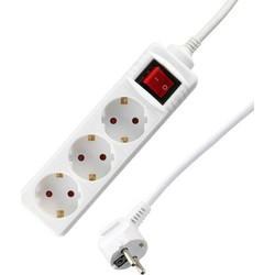 Πολύπριζα 3θ Με Διακόπτη 3M,3g1,5 λευκό LS-330W LIME