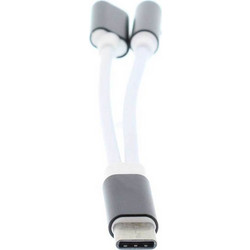 Adaptor Type-C M σε Jack 3.5mm και Type-C M/F Well ADAPT-USBC-3.5MM/USBC-02BK-WL