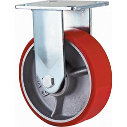 Ρόδα PU σταθερή 100mm 270kg BORMANN PRO BHT9031 061168