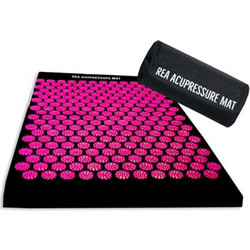 Rea Acupressure Στρώμα πιέσεων 72x43cm - Μαύρο/Ροζ