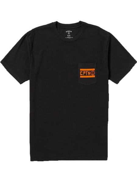 Captain Fin Nobody Surfs Pocket Ανδρικό Κοντομάνικο - Μαύρο 21A4312500-BLK
