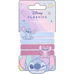 Disney Angel & Stitch set 4 scrunchies