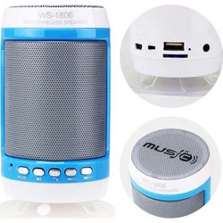 Wster WS-1806 Ηχείο Bluetooth 10W Λευκό